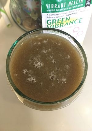 Una foto de Batido de Proteína Verde (smoothie)