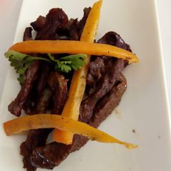 Beef strips A picture of Beef strips.