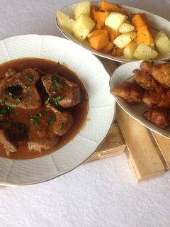 Una foto de Ossobuco a la Milanesa