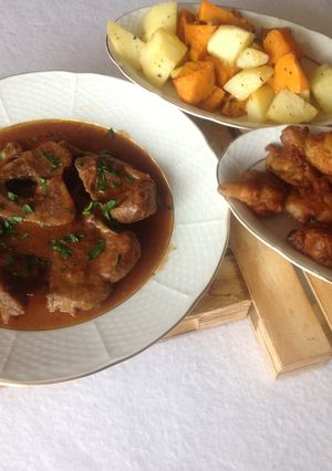 Una foto de Ossobuco a la Milanesa