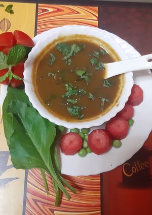 A picture of Mix Veg Soup.