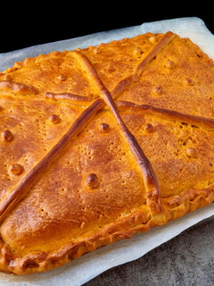 Una foto de Empanada de pollo {en panificadora}