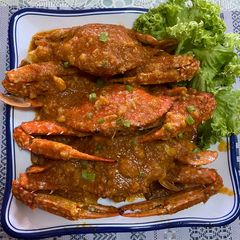 A picture of Singapore Chilli Crab.