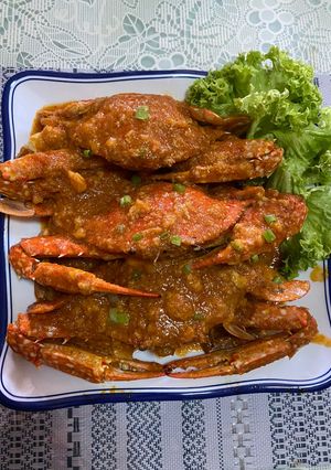 A picture of Singapore Chilli Crab.