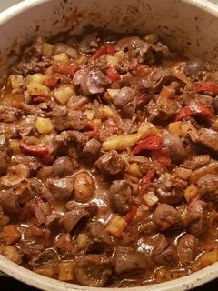 صورة لوصفة كلاوي بالخضار 🥔🌶🍗