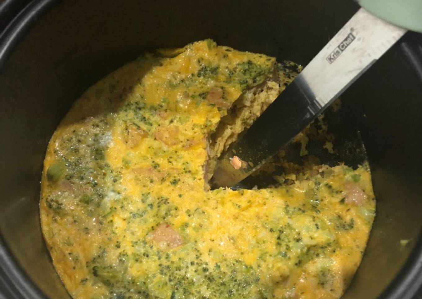 Telur Rebus + Ham maling (NON HALAL) dengan rice cooker