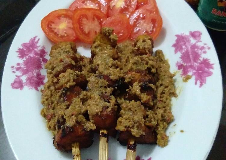 Sate Tongkol Saos Pedas