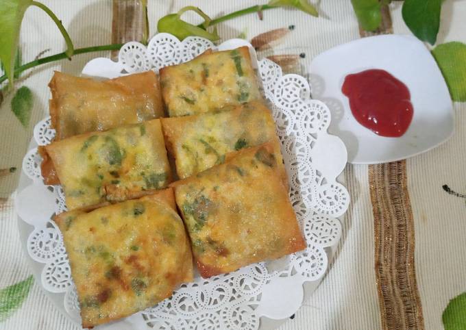 Martabak telur kulit lumpia 😊😊