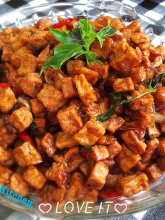 Foto resep Tahu, Tempe Saos Lada Hitam Kemangi