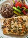 Salmón con mostaza y orégano fresco