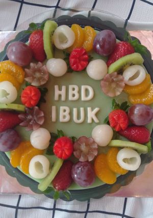 Foto resep Puding Buah Pandan Vanilla