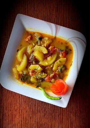 লাউ চিংড়ি রেসিপির প্রধান ছবি