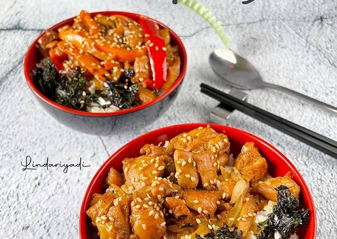 Resep Teriyaki Chicken Rice Bowl Anti Gagal