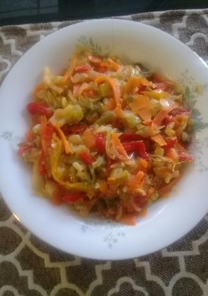 A picture of Savoury cabbage.
