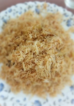 A picture of Chicken tawa pullav.