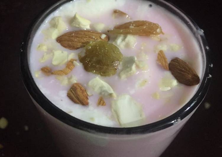 Easiest Way to Prepare Super Quick Homemade Rose milk badaam