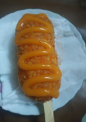 Foto resep Corn dog Mozarella (anti pecah meluber)
