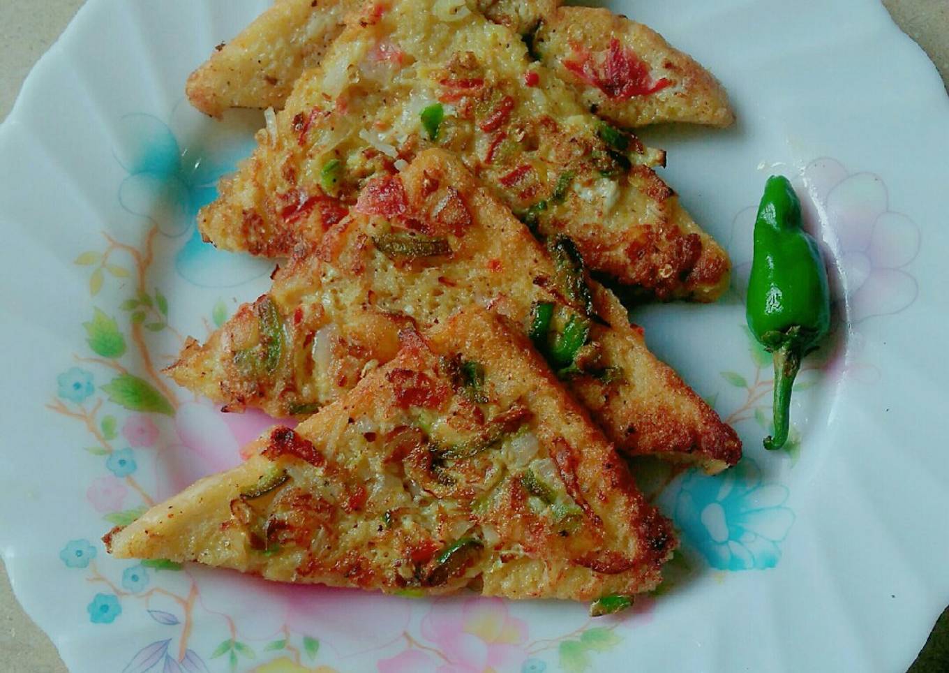 Omelette fried Sandwich