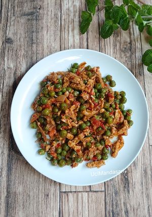 Foto resep Sambal Tempe Teri Leunca Bumbu Tauco
