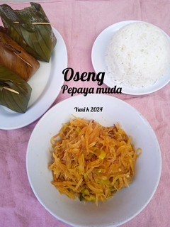Foto resep Oseng pepaya muda #khasbogor