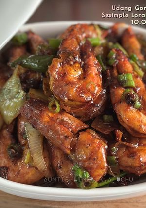 Gambar Udang Goreng Sos Tiram