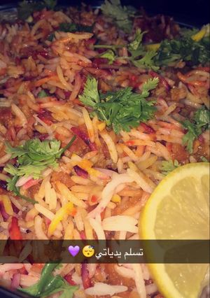 صورة لوصفة رز ايراني