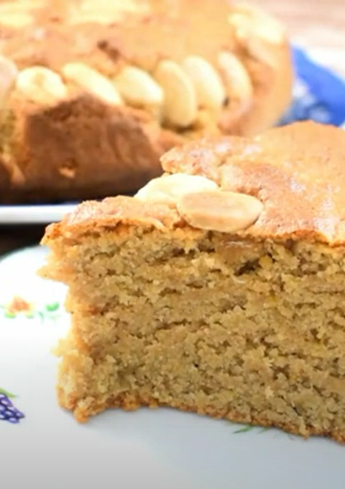 Una foto de Tarta de almendras muy nutritiva