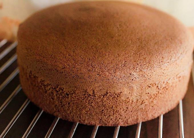 Chocolate Sponge Cake | easy recipe