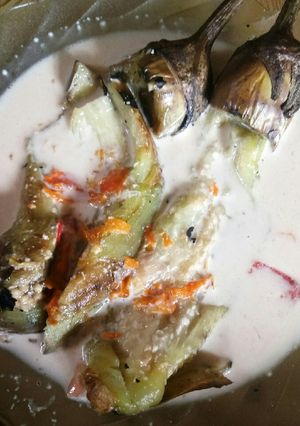 Foto resep Terong Bakar Kuah Santan