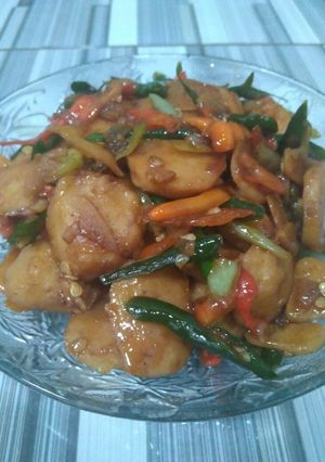 Foto resep Oseng Mercon Bakso