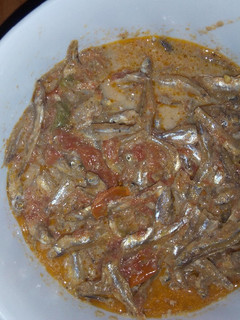 A picture of Omena cooked with milk.