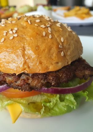 Una foto de Pan de hamburguesa