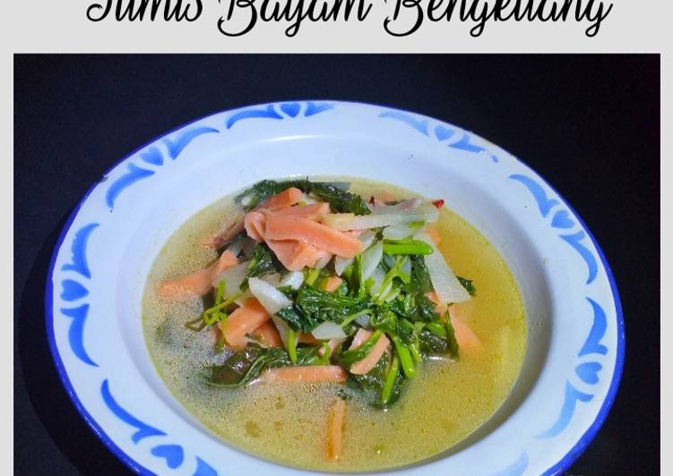 Langkah memasak Tumis Bayam Bengkuang #119⁴ enak