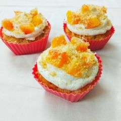 A picture of Papaya Coconut Muffins.