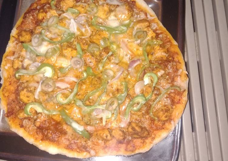 Home made pizza 🍕 Without oven