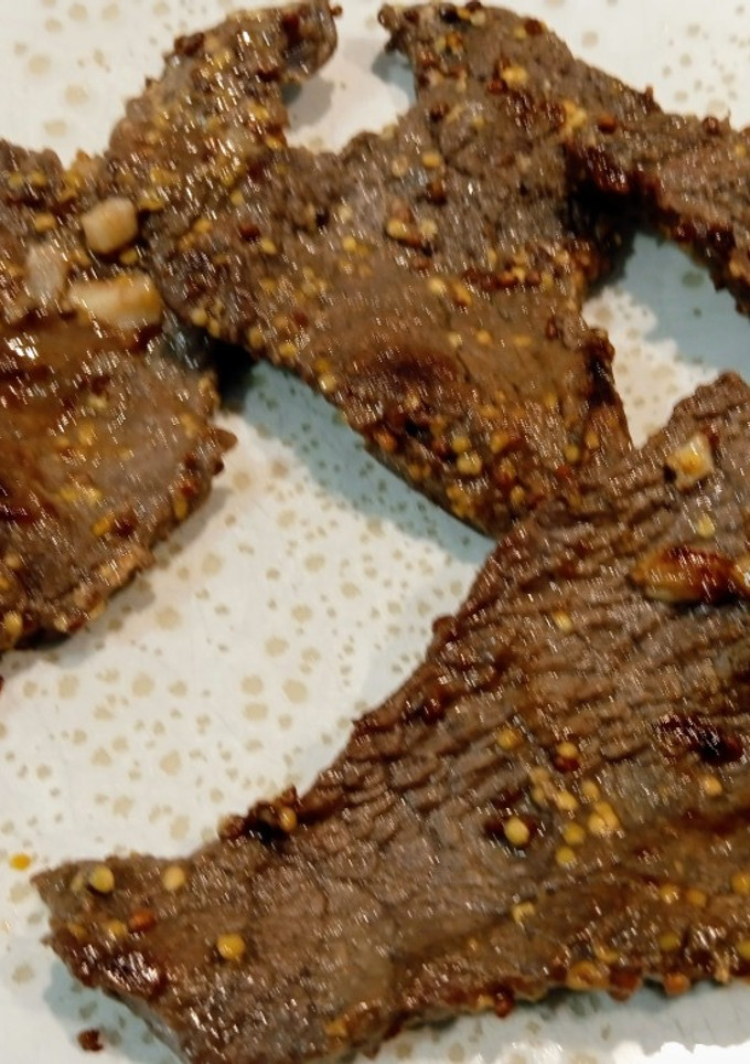 Una foto de Ternera macerada en mostaza