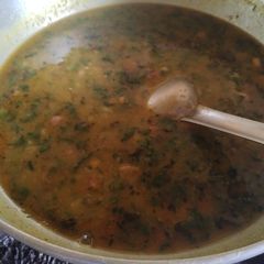 A picture of Dal palak.