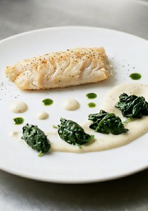 Foto resep Poach Fish Florentine yang Lembut dan Creamy