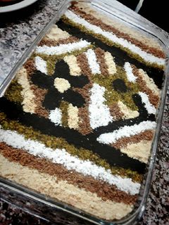 صورة لوصفة كيكة السجادة