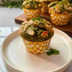 Muffin Matcha Almond-レシピのメイン写真