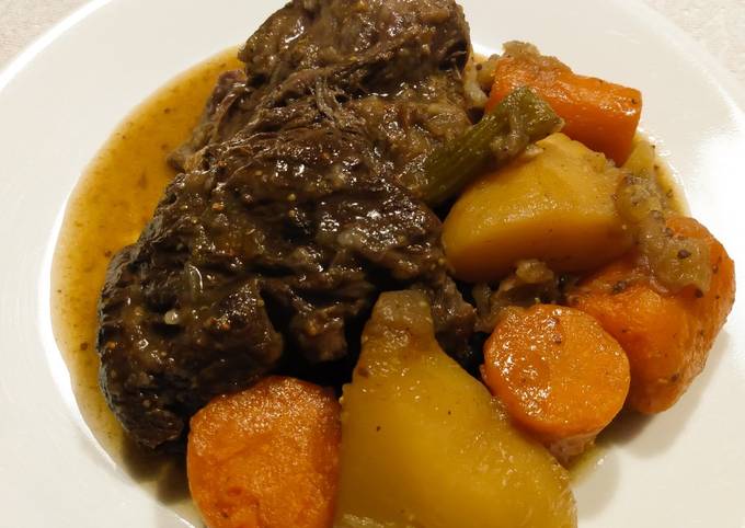 So Delicious Mexico Food Pot roast with balsamic and mustard