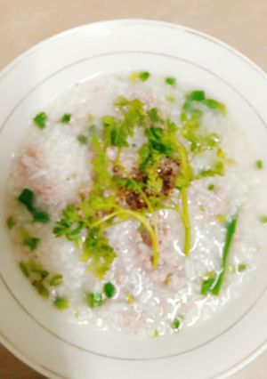 Hình của món Cháo thịt bằm.