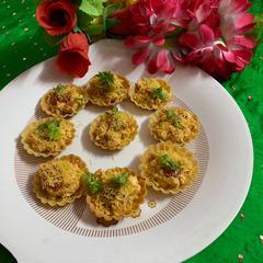 A picture of Paneer Katori chaat.