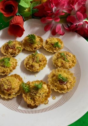 A picture of Paneer Katori chaat.