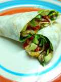 Wrap de vegetales, palta y mango 🌯