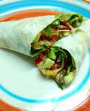 Wrap de vegetales, palta y mango 🌯