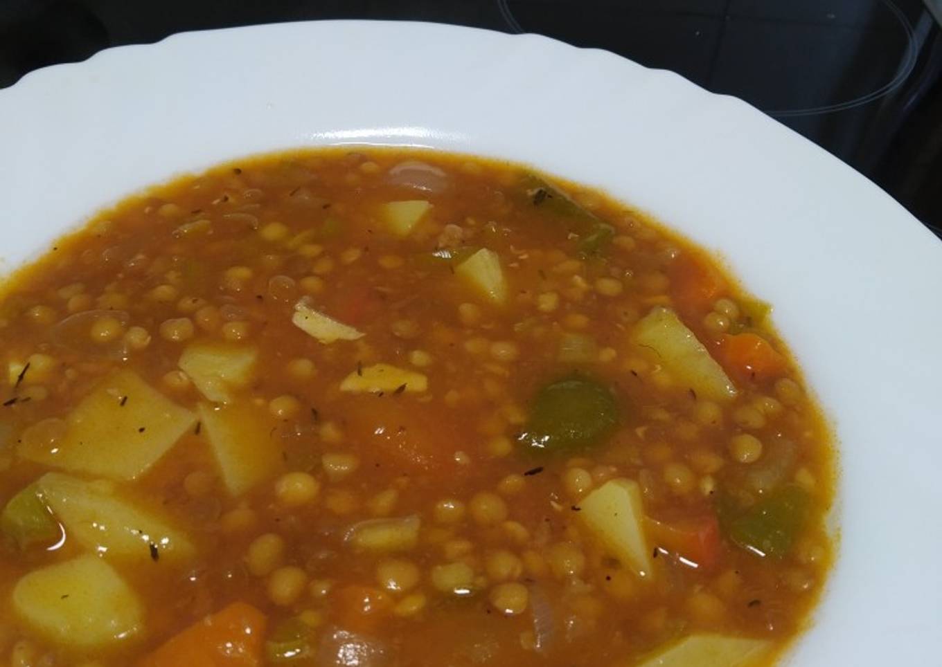 Lentejas con verduras