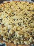 Tarte crumble poire chocolat