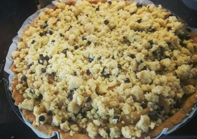 Tarte Crumble Poire Chocolat De Tessa Cookpad