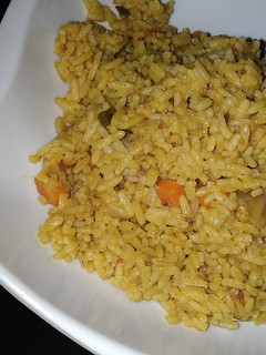 A picture of Jollof rice.